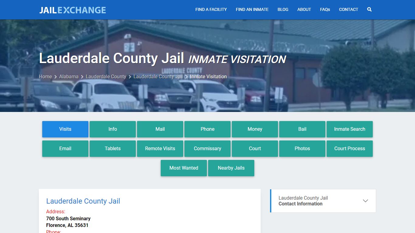 Inmate Visitation - Lauderdale County Jail, AL - Jail Exchange